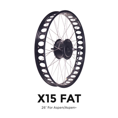 Aspen/Aspen+ Rear Motor Wheel X15 fat